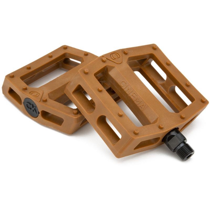 CINEMA CK Plastic Pedals, Brown Gum
